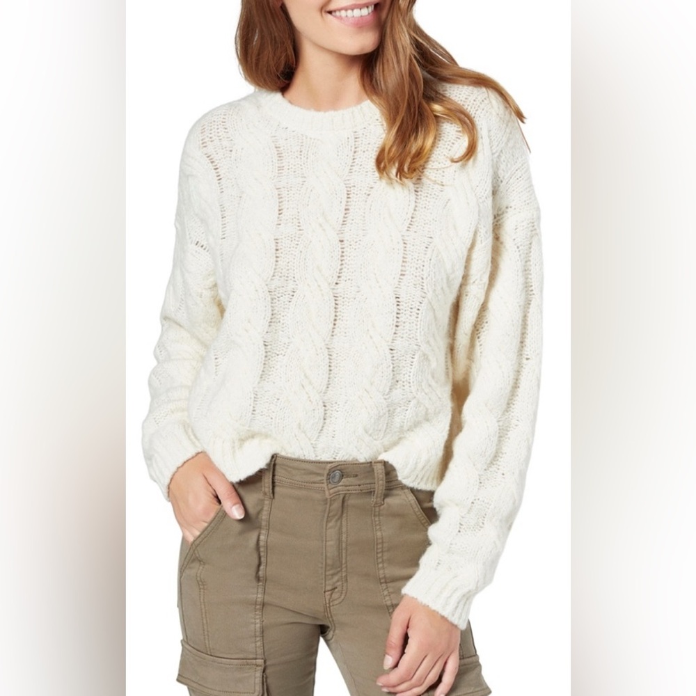 Joie Hyannis chunky cable knit sweater